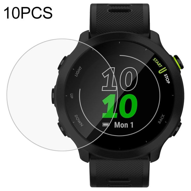 10 PCS For Garmin Forerunner 158 Tempered Glass Screen Watch Film