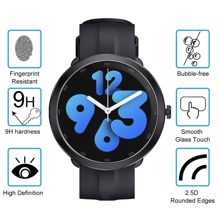10 PCS For Maimo Watch R Tempered Glass Screen Watch Film