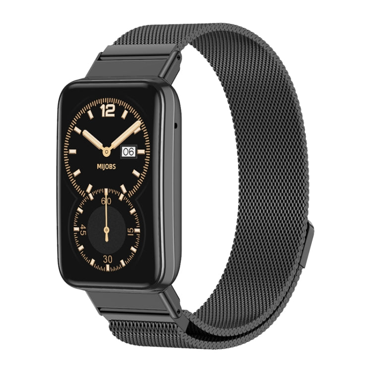 For Xiaomi Mi Band 7 Pro Mijobs Milan Magnetic Stainless Steel Watch Band