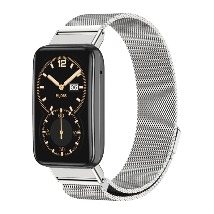 For Xiaomi Mi Band 7 Pro Mijobs Milan Magnetic Stainless Steel Watch Band