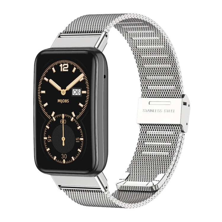 For Xiaomi Mi Band 7 Pro Mijobs Milan Buckle Stainless Steel Watch Band