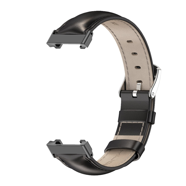 For Xiaomi Mi Band 7 Pro Mijobs Genuine Leather Top Layer Cowhide Watch Band