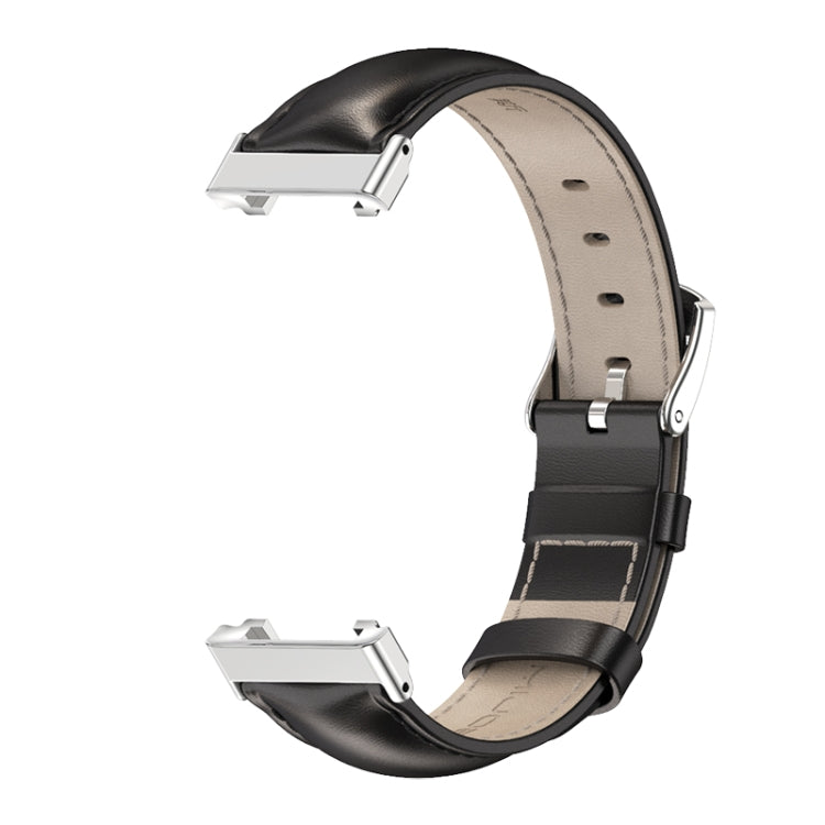 For Xiaomi Mi Band 7 Pro Mijobs Genuine Leather Top Layer Cowhide Watch Band