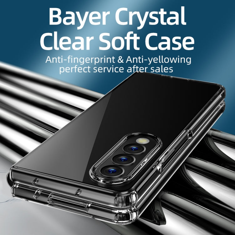 For Samsung Galaxy Z Fold4 Ice Crystal PC + TPU Phone Case
