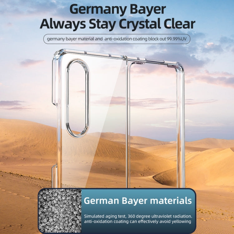 For Samsung Galaxy Z Fold4 Ice Crystal PC + TPU Phone Case