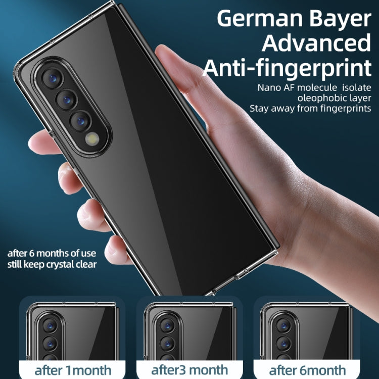 For Samsung Galaxy Z Fold4 Ice Crystal PC + TPU Phone Case