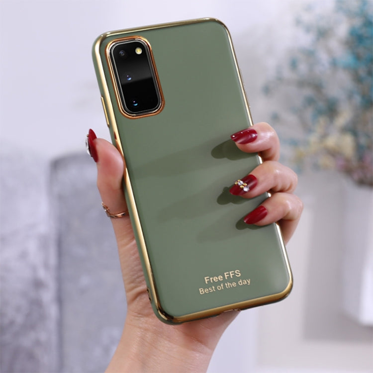 For Galaxy S20 6D Plating TPU Protective Case