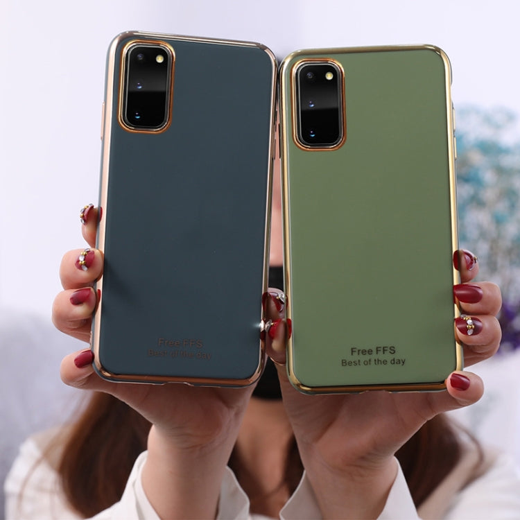 For Galaxy S20 6D Plating TPU Protective Case