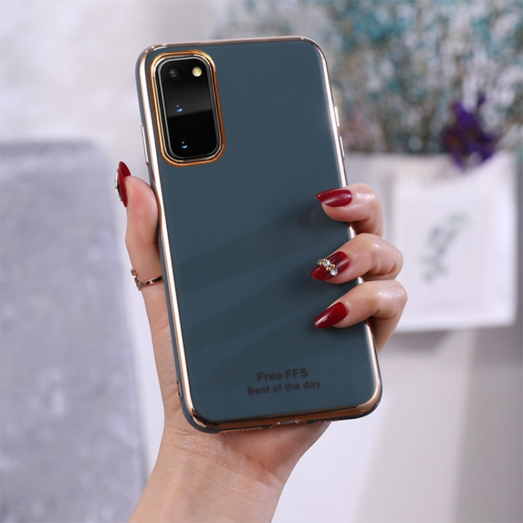 For Galaxy S20+ 6D Plating TPU Protective Case
