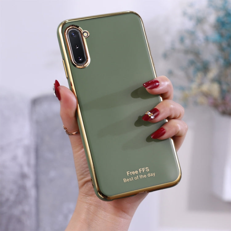 For Galaxy Note10 6D Plating TPU Protective Case