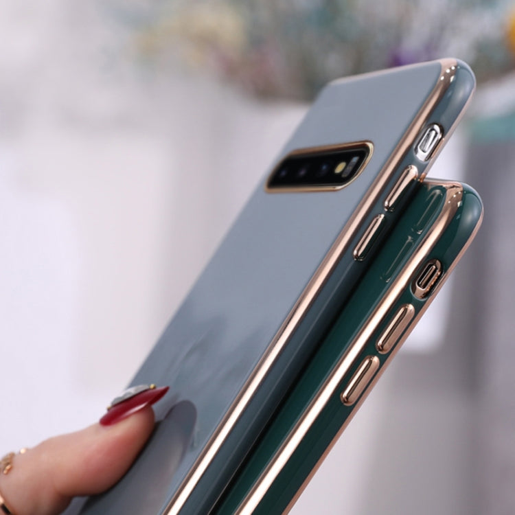 For Galaxy S10 6D Plating TPU Protective Case