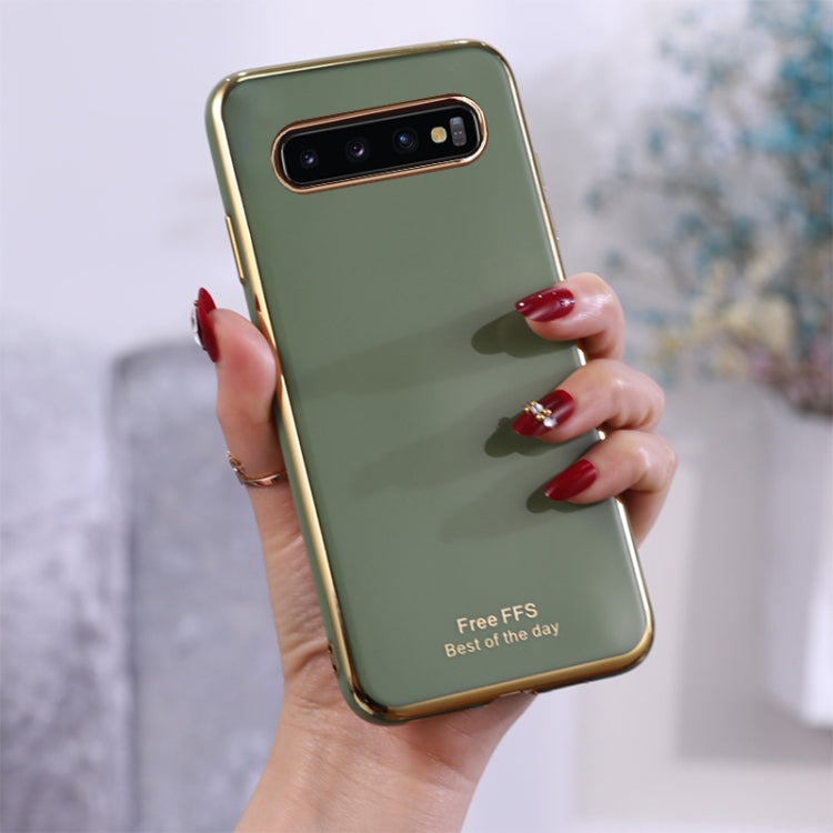 For Galaxy S10+ 6D Plating TPU Protective Case