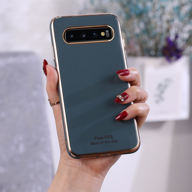 For Galaxy S10+ 6D Plating TPU Protective Case