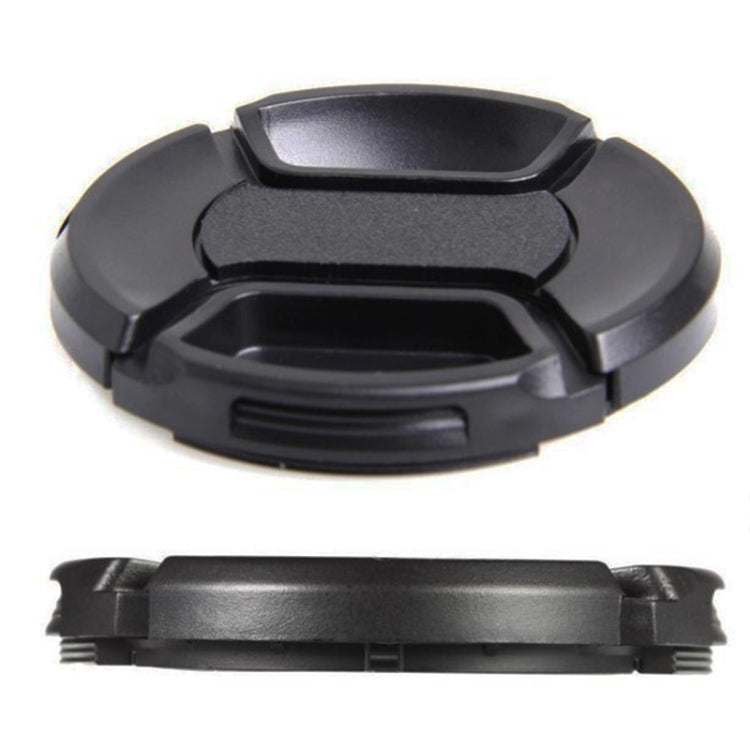 40.5mm Center Pinch Camera Lens Cap for Canon(Black)