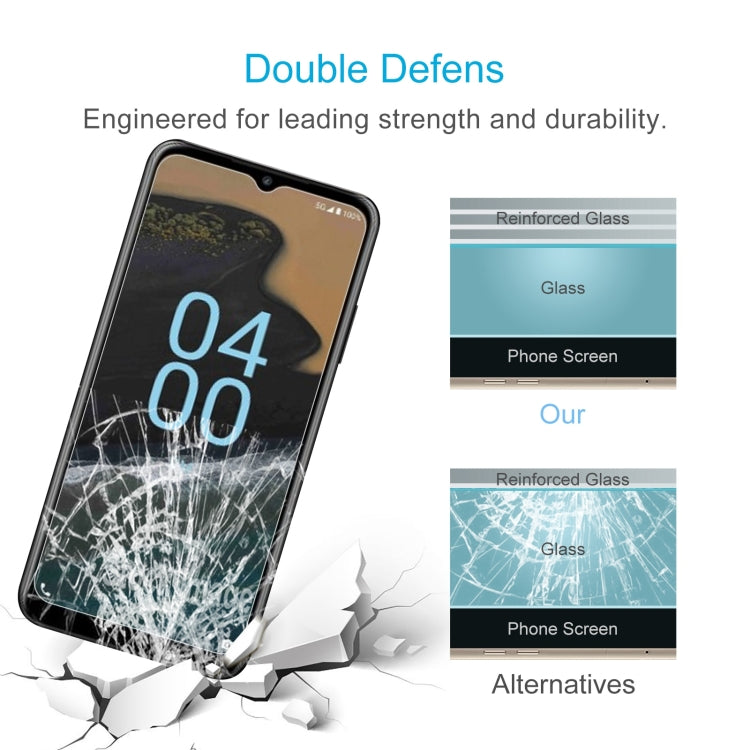 10 PCS 0.26mm 9H 2.5D Tempered Glass Film For Nokia G400