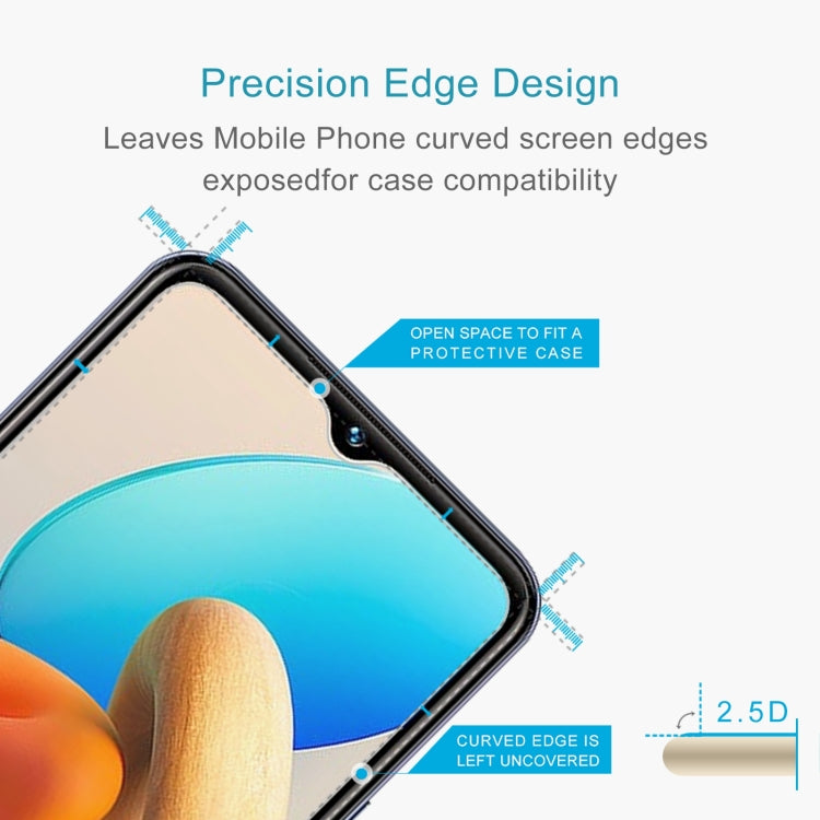 10 PCS 0.26mm 9H 2.5D Tempered Glass Film For vivo Y22s