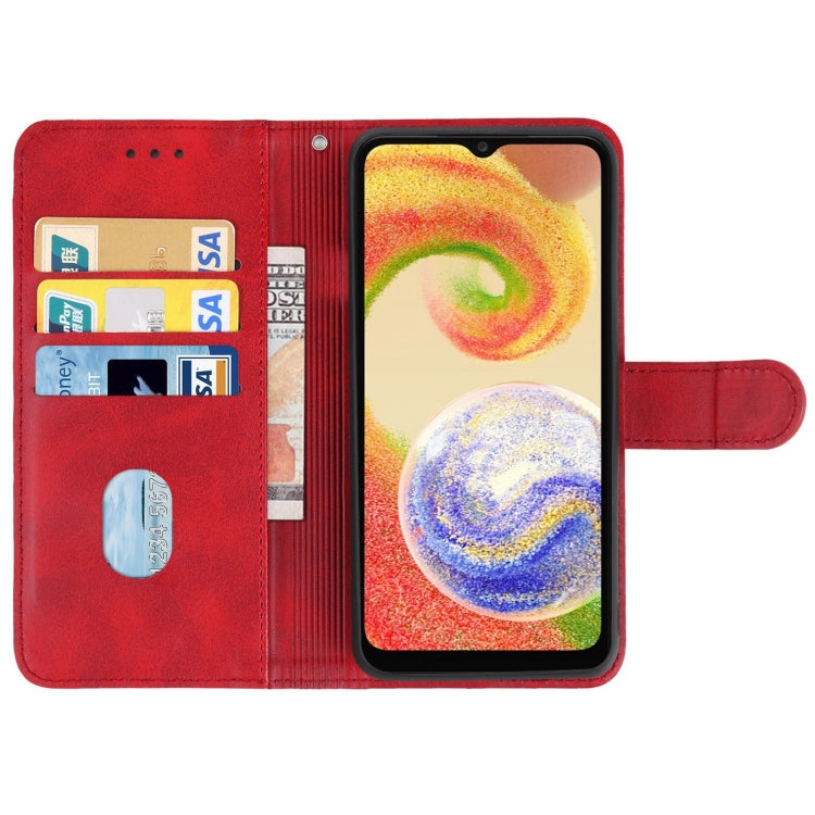 For Samsung Galaxy A04 Leather Phone Case