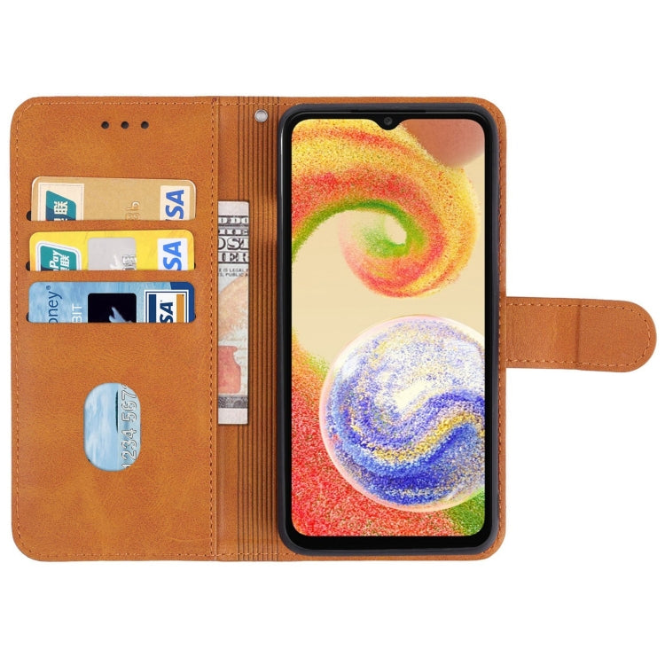 For Samsung Galaxy A04 Leather Phone Case
