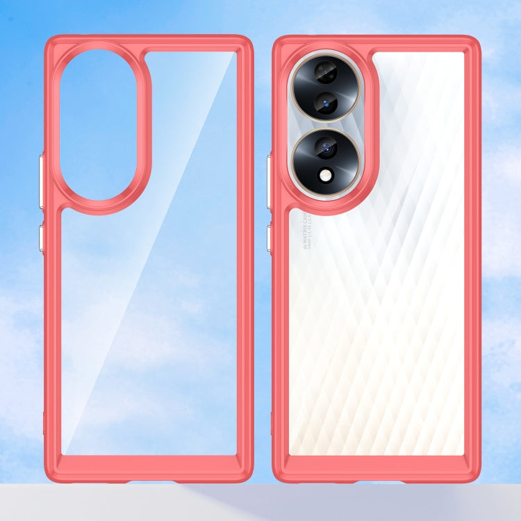 For Honor 70 5G Colorful Series Acrylic + TPU Phone Case