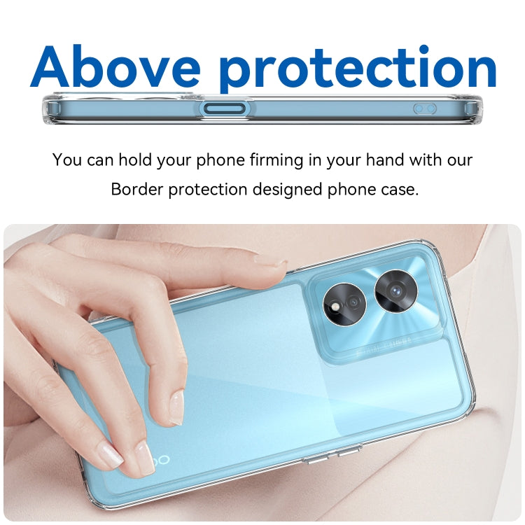 For OPPO A97 5G Colorful Series Acrylic + TPU Phone Case