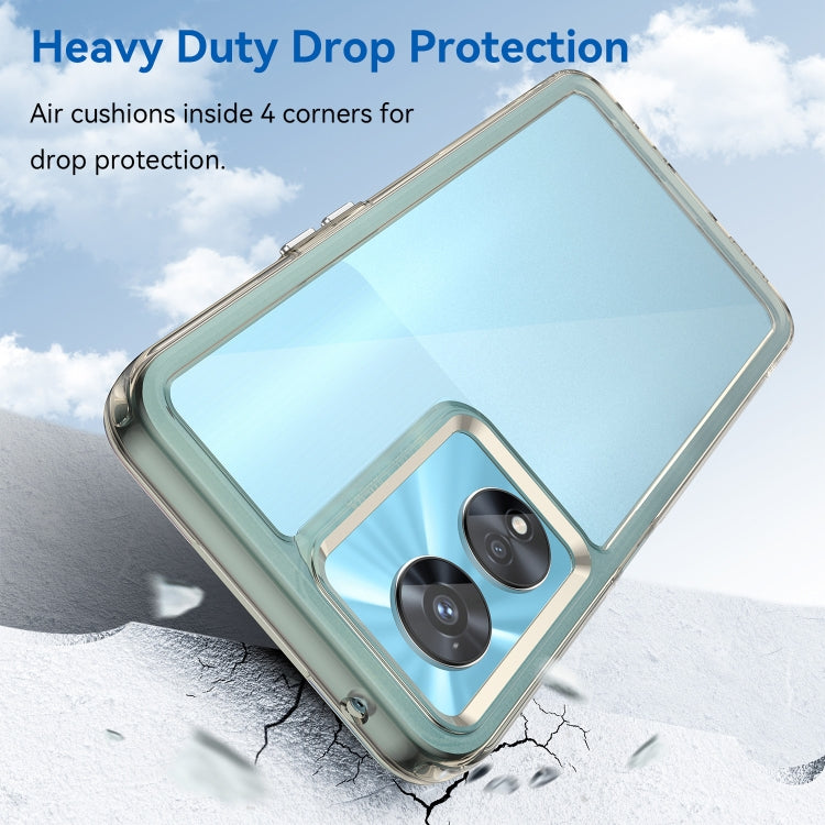 For OPPO A97 5G Colorful Series Acrylic + TPU Phone Case