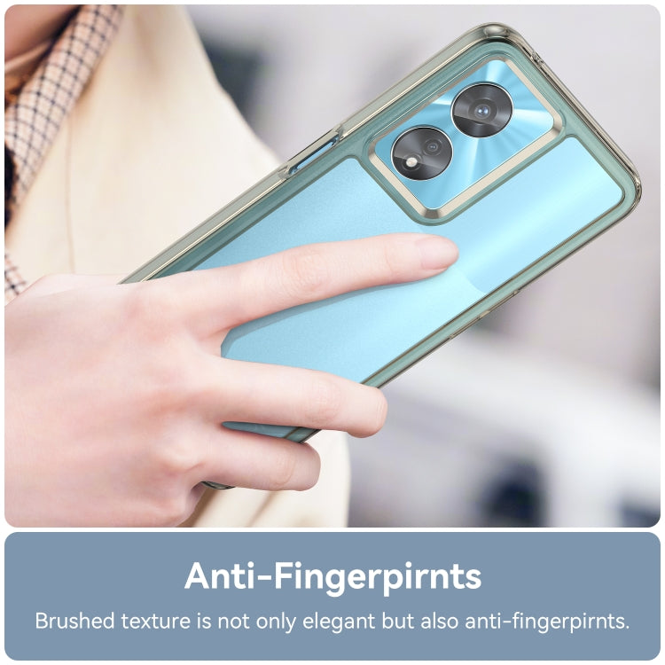 For OPPO A97 5G Colorful Series Acrylic + TPU Phone Case