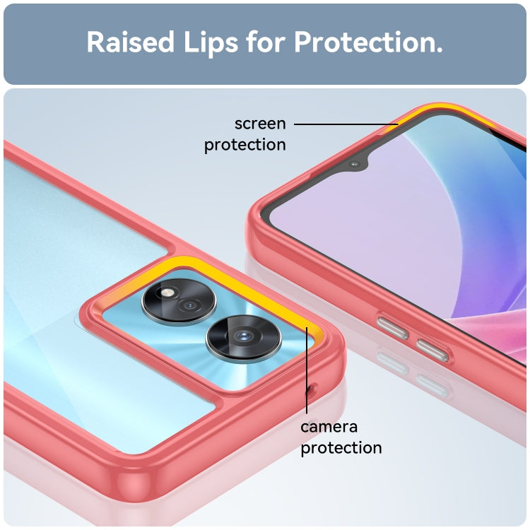 For OPPO A97 5G Colorful Series Acrylic + TPU Phone Case