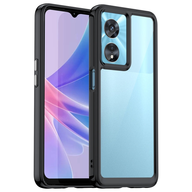 For OPPO A97 5G Colorful Series Acrylic + TPU Phone Case