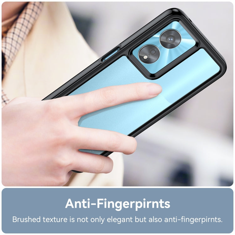 For OPPO A97 5G Colorful Series Acrylic + TPU Phone Case