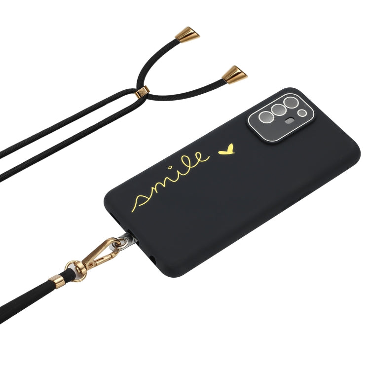 For OPPO A94 5G / A95 5G / Reno5 Z / F19 Pro+ 5G Gilding Line TPU Phone Case with Strap