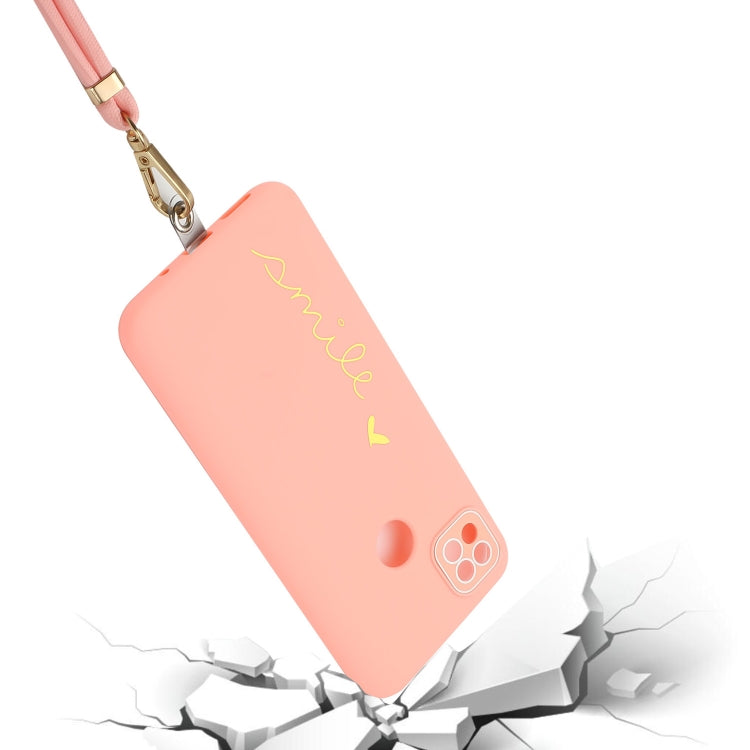 For Realme C25 / C25S / Narzo 30A Gilding Line TPU Phone Case with Strap