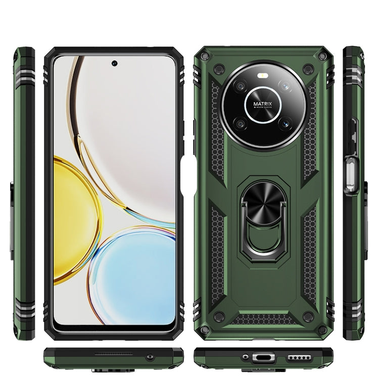 For Honor X9 Shockproof TPU + PC Phone Case with 360 Degree Rotating Holder