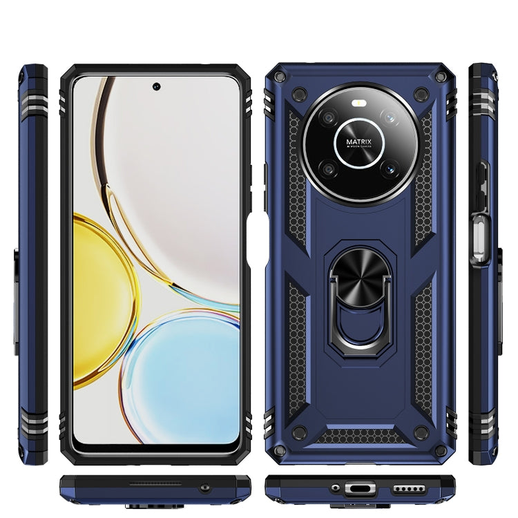 For Honor X9 Shockproof TPU + PC Phone Case with 360 Degree Rotating Holder