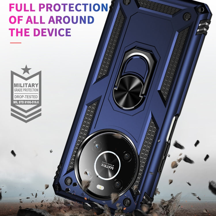 For Honor X9 Shockproof TPU + PC Phone Case with 360 Degree Rotating Holder