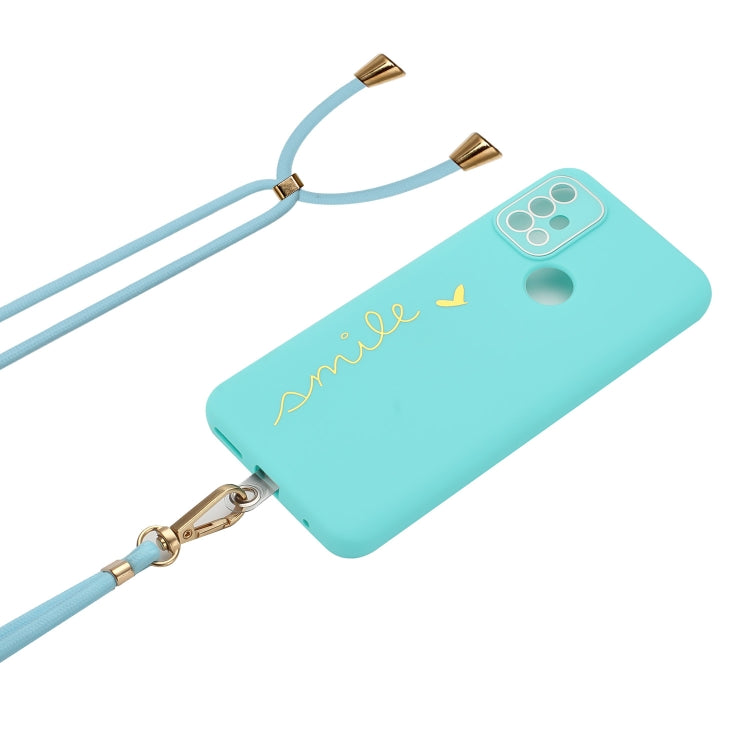 For Motorola Moto G10 / G20 / G30 / G10 Power Gilding Line TPU Phone Case with Strap