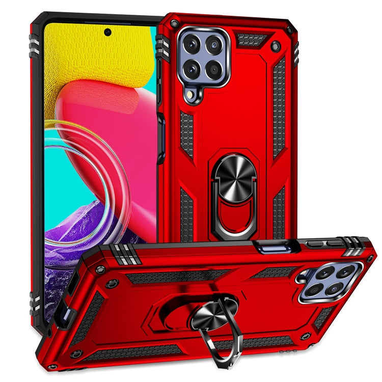 For Samsung Galaxy M53 5G Shockproof TPU + PC Phone Case with 360 Degree Rotating Holder