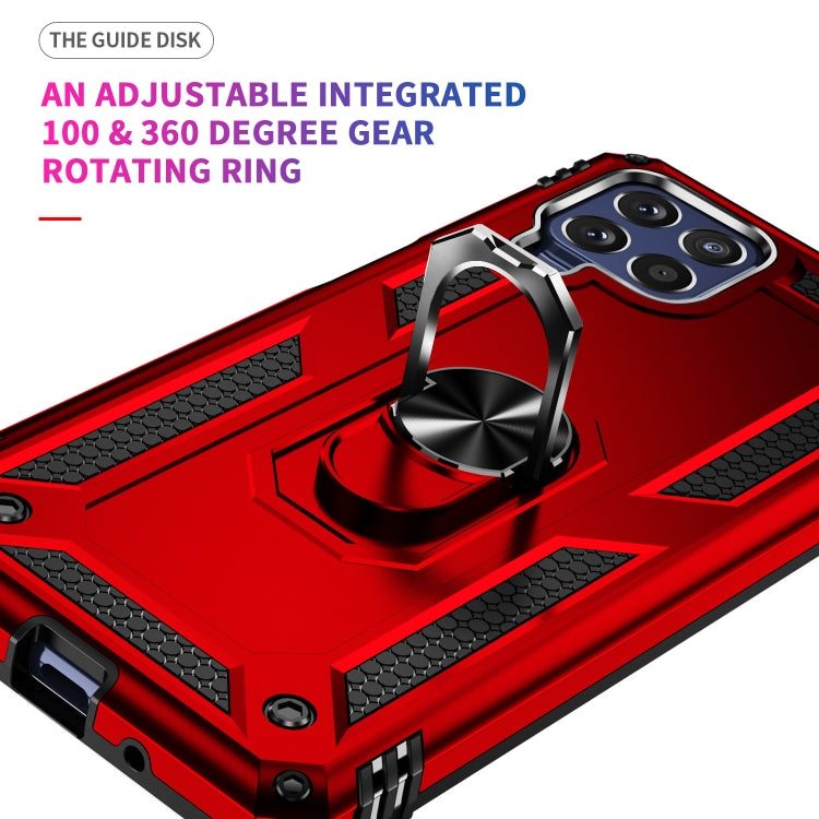 For Samsung Galaxy M53 5G Shockproof TPU + PC Phone Case with 360 Degree Rotating Holder
