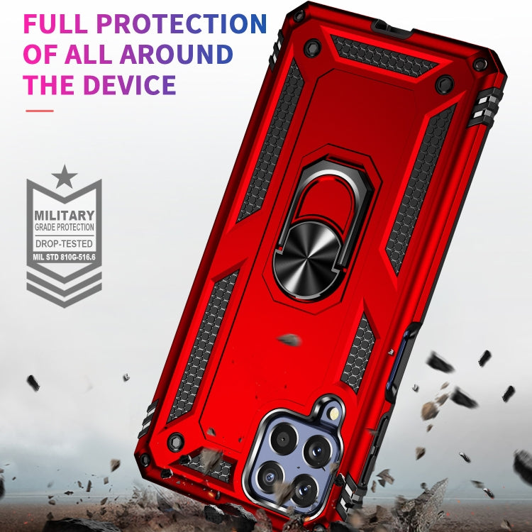 For Samsung Galaxy M53 5G Shockproof TPU + PC Phone Case with 360 Degree Rotating Holder