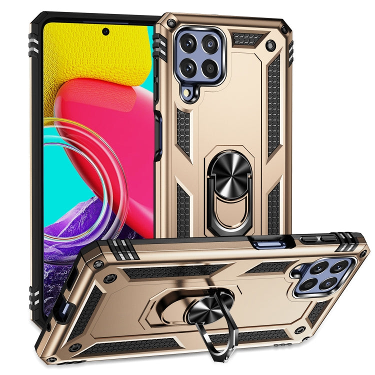 For Samsung Galaxy M53 5G Shockproof TPU + PC Phone Case with 360 Degree Rotating Holder
