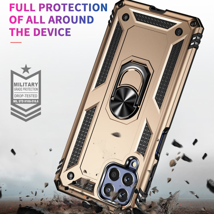 For Samsung Galaxy M53 5G Shockproof TPU + PC Phone Case with 360 Degree Rotating Holder