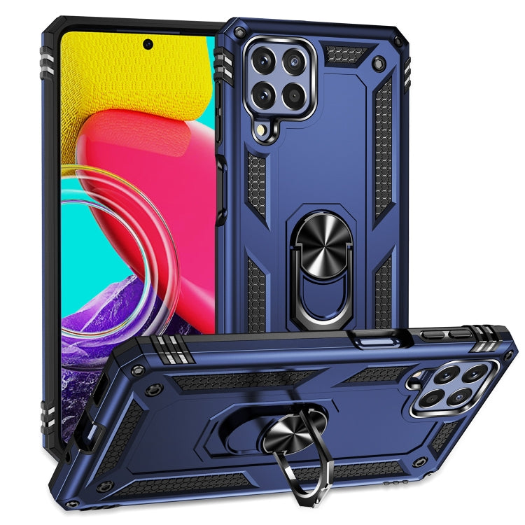 For Samsung Galaxy M53 5G Shockproof TPU + PC Phone Case with 360 Degree Rotating Holder