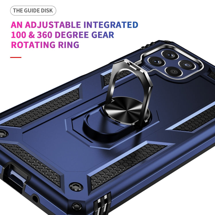For Samsung Galaxy M53 5G Shockproof TPU + PC Phone Case with 360 Degree Rotating Holder