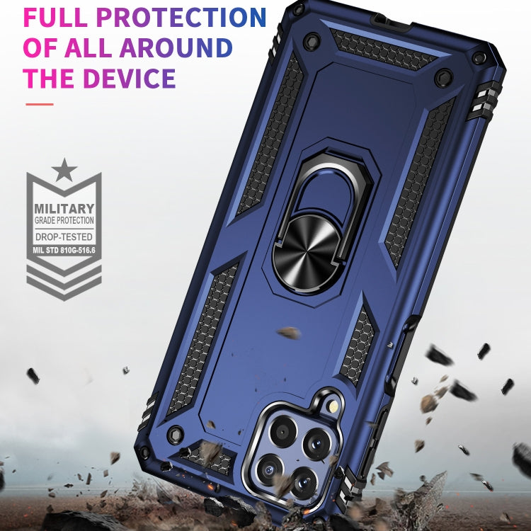 For Samsung Galaxy M53 5G Shockproof TPU + PC Phone Case with 360 Degree Rotating Holder