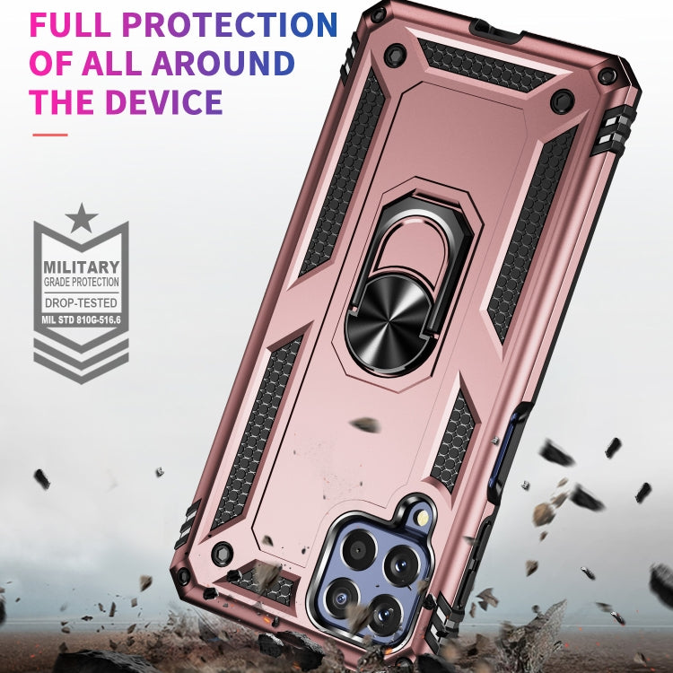 For Samsung Galaxy M53 5G Shockproof TPU + PC Phone Case with 360 Degree Rotating Holder