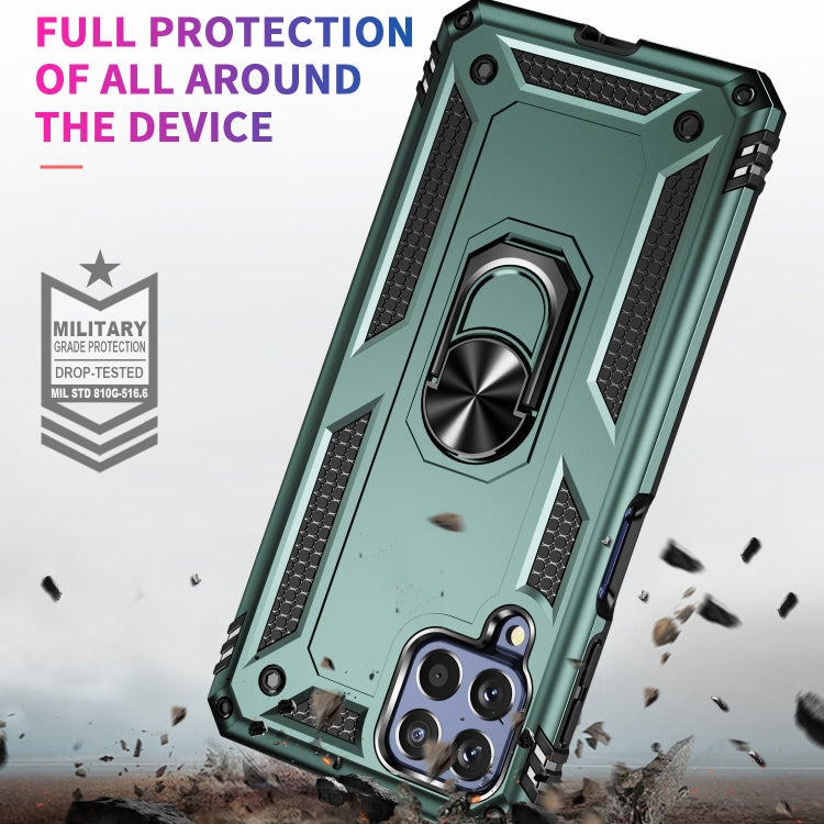 For Samsung Galaxy M53 5G Shockproof TPU + PC Phone Case with 360 Degree Rotating Holder