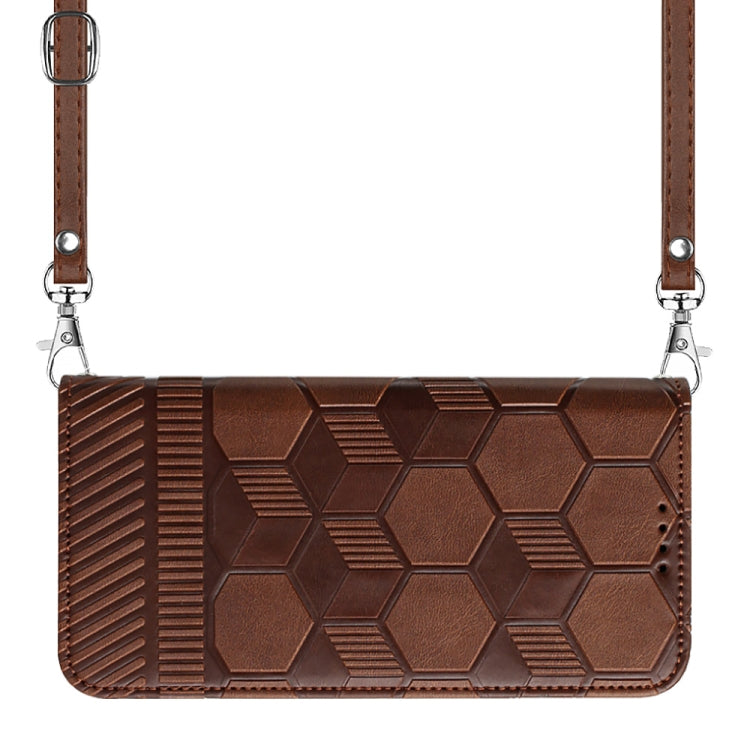 For Xiaomi Redmi 10A Crossbody Football Texture Magnetic PU Phone Case