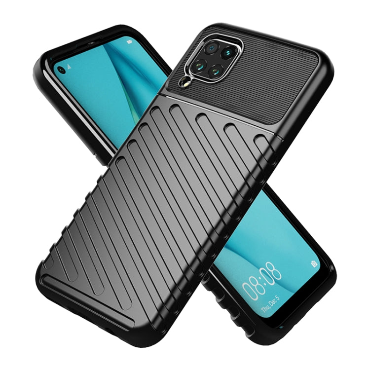 For Huawei P40 Lite / Nova 7i Thunderbolt Shockproof TPU Soft Case(Dark Green)