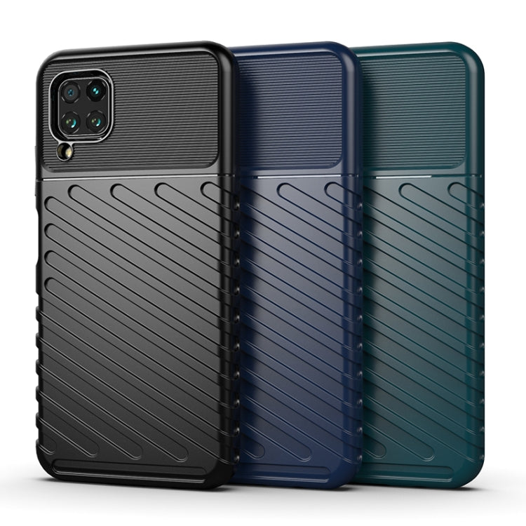 For Huawei P40 Lite / Nova 7i Thunderbolt Shockproof TPU Soft Case(Dark Green)