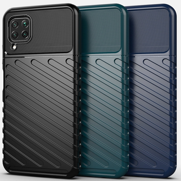 For Huawei P40 Lite Thunderbolt Shockproof TPU Soft Case(Dark Blue)