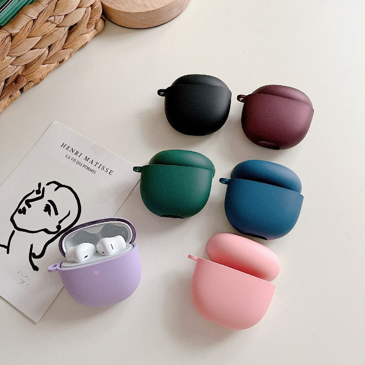 For vivo TWS Air Solid Color PC Frosted Earphone Protective Case